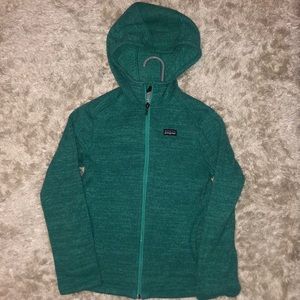 Patagonia dark teal jacket